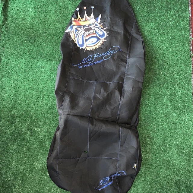 Ed Hardy VIBRANT "DOG”Car Seat Cover BLACK