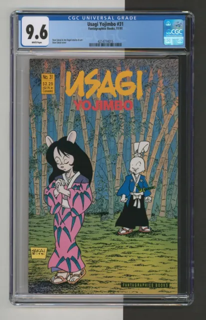 Usagi Yojimbo #31, CGC 9.6, Top CGC Grade, Stan Sakai, Fantagraphics 1991