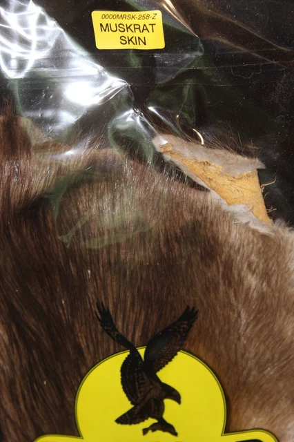 Fly Tying Muskrat Full Skin magnificent dubbing