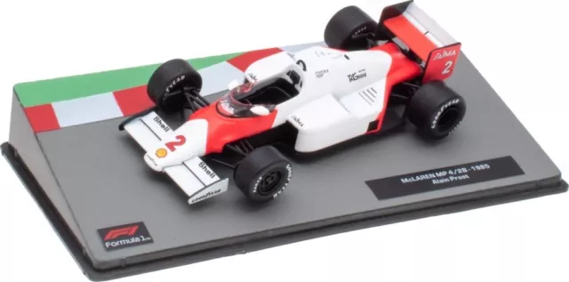 F1 Formel 1 Sammlung McLaren MP4/2B 1985 Prost Druckgussmodell im Maßstab 1:43