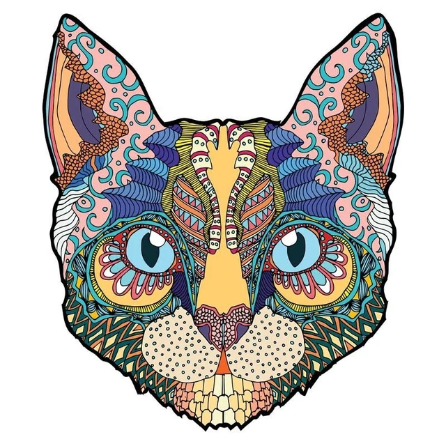 Wooden Jigsaw Puzzles Animal Shaped Christmas Gift Kids Interactive DIY Crafts