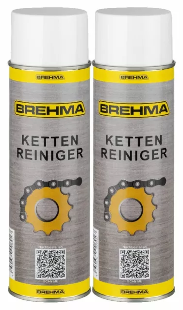 BREHMA Kettenpflegeset 3teilig best.aus 2x Kettenreiniger u. 1x Kettenspray