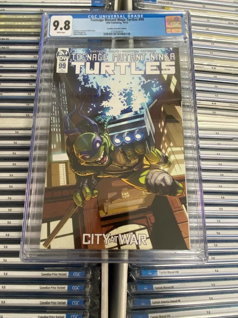Teenage Mutant Ninja Turtles #99 Nm/Mt 9.8 Cgc Kevin Eastman  Idw 1:10 Variant