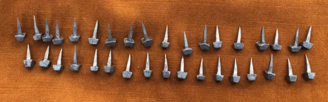 Antique Unused Iron Cobbler Hob Nails Hobnails 35 Pieces 3/4"