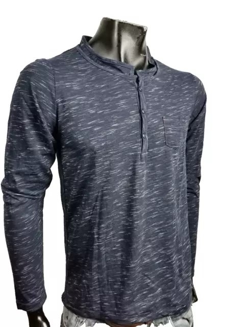 Dstrezzed Luxury Herren Pullover Designer Sweater Henley Longsleeve M 48/50