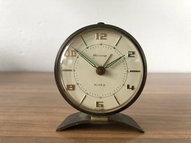 Orologio Sveglia BLESSING Anni 30 Vintage Alarm clock Made in West Germany