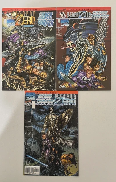 Silver Surfer/Weapon Zero 1,1C, 1-oneshot lot of 3 books