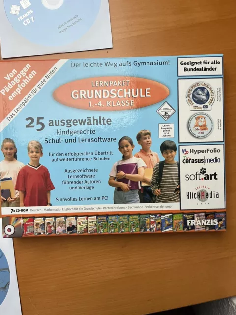 Lernpaket Grundschule, 1.-4. Klasse der leichte Weg ins Gymnasium! 7 CD