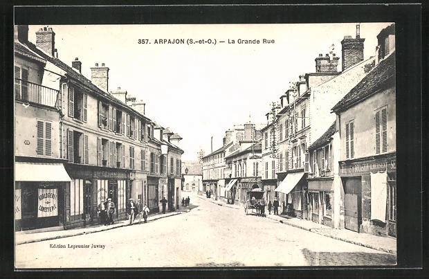 CPA Arpajon, La Grande Rue