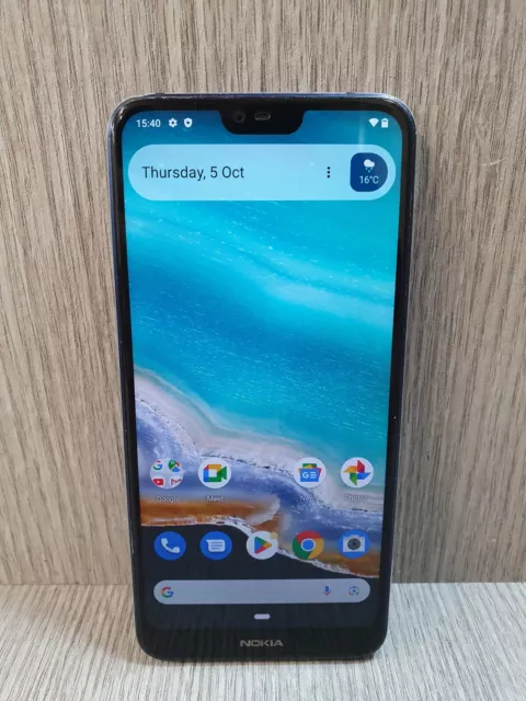 Nokia 7.1 - 32GB - Hochglanz Mitternachtsblau (entsperrt) Grade C EI0510