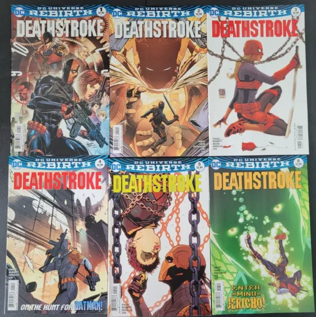 Deathstroke #1-11 (2016) Dc Universe Rebirth Comics Ravager! Christopher Priest!