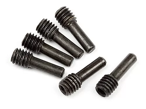 HPI Screw Shaft M4X2.5X12mm (Black/6Pcs)