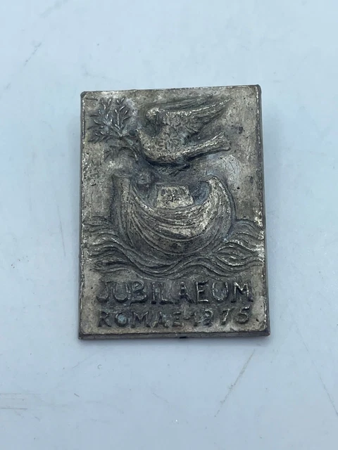 Broche Insigne Jubilé De Rome 1975 - Occasion, état D'usage - Vintage