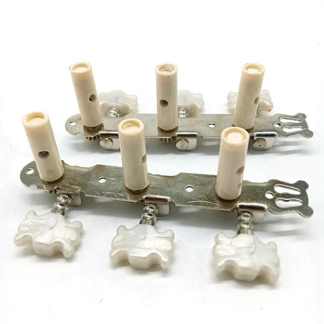 2Xhine Tuners White for Classic Guitar Guitar Part Accessories W2R4 3