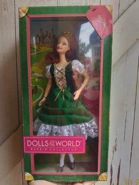 RARE Barbie Dolls of The World Ireland Collector Doll Toy - Brand New