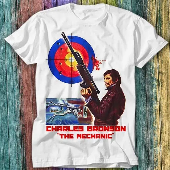 The Mechanic Film Poster Charles Bronson Death Wish T Shirt Top Tee 608