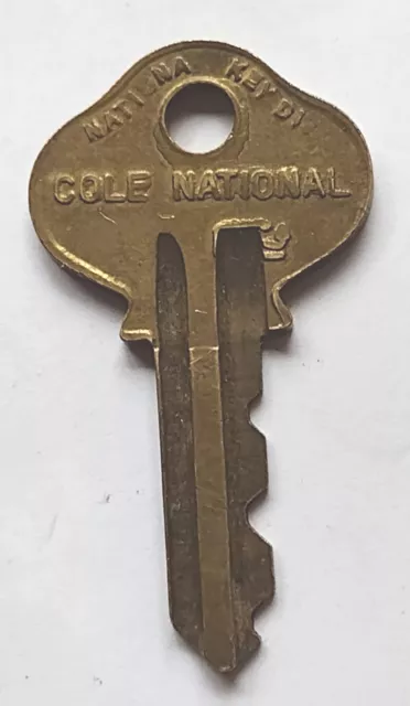 Cerraduras de repuesto Steampunk vintage Key COLE NATIONAL S3 Cleveland O Appx de 2