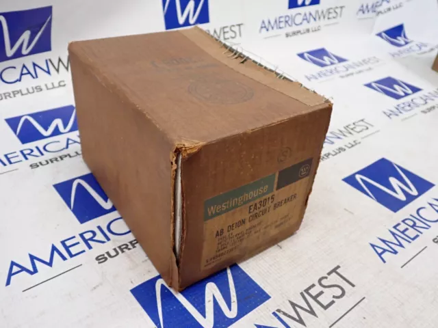 New Westinghouse EA3015 15 Amp 3 Pole 240V Circuit Breaker