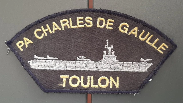 Patch Charles De Gaulle – Aéronavale, Porte-avions Nucléaire, Marine Française