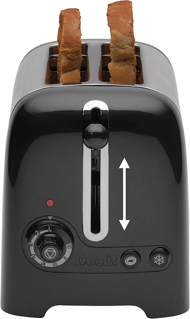 Dualit 26225 Lite : Grille-Pain Noir pour 2 Toast Fabriqué En UK 3