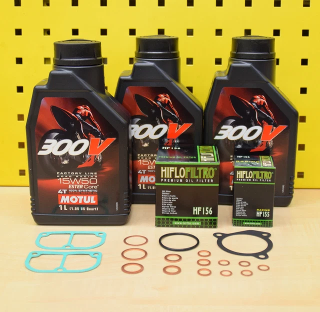 Öl Ölfilter Motul 300V 15W50 Motoröl Für: KTM 950 Supermoto / Super