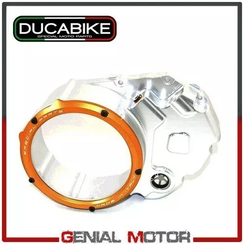 Carter Embrayage Bain Huile Transparent Argent-Or Ducabike Ducati 848 2008 2013