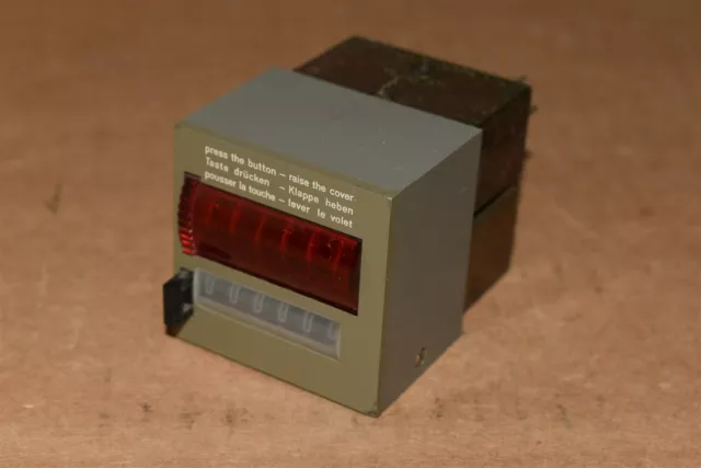 Hecon Corporation 6 Digit Analog Counter G0422485 1 12AC 4