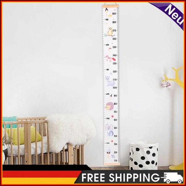 Estilo nórdico bebé niño niños decoración diagrama de crecimiento talla