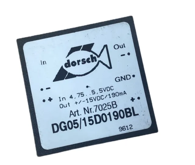 DG05/15D0190BL convertitore merluzzo in 4,7-5,5 VDC uscita +/-15VDC/190 mA #706460