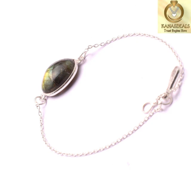 Labradorite Plated Bracelet Handcrafted Jewellery 3 GM Value-Priced @1.99-71331