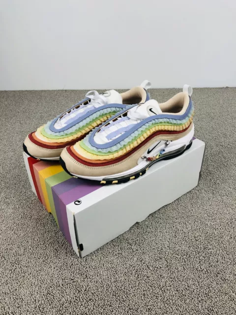 NIKE AIR MAX 97 Sneaker Rainbow Armband Be True Gr 44 US 10 FD8637600 NEU EUR 89 99 PicClick IT