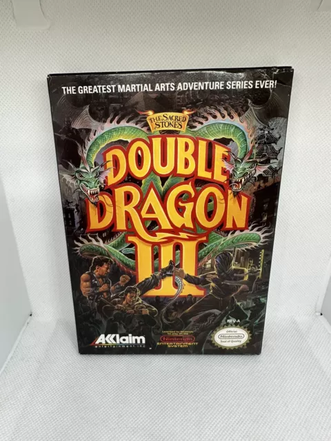 Double Dragon III: The Sacred Stones 3 - Nintendo NES - Complete CIB - Authentic