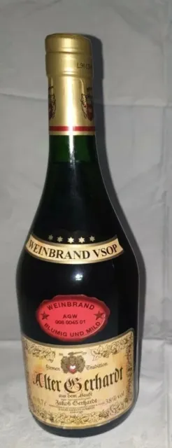 Alter Gerhardt * VSOP * Weinbrand * 0,7 Liter * 38%
