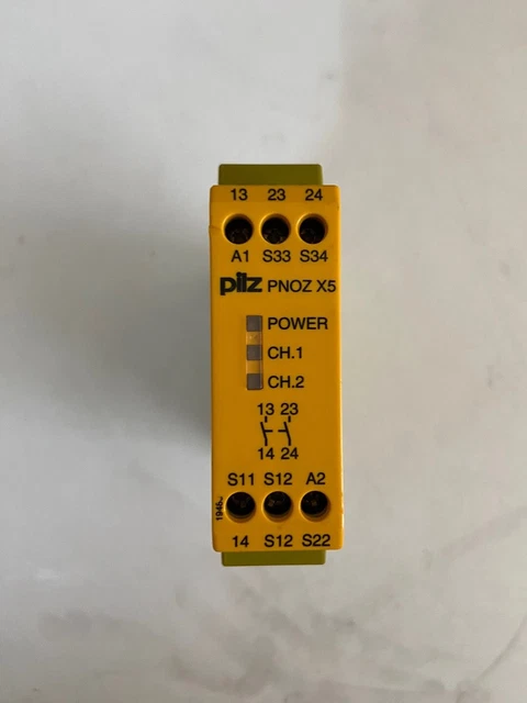 777601 | Relè di sicurezza Pilz PNOZ XV1P 24V cc, 2 contatti di sicurezza | RS