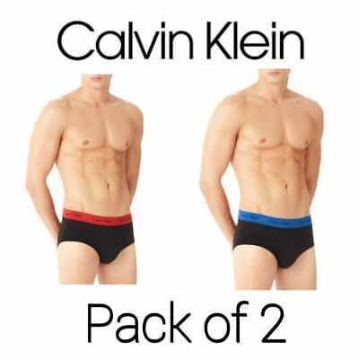 Calvin Klein (2 CONF.) Slim Fit Boxer Uomo Intimo CHECK Rosso Tutte le Taglie