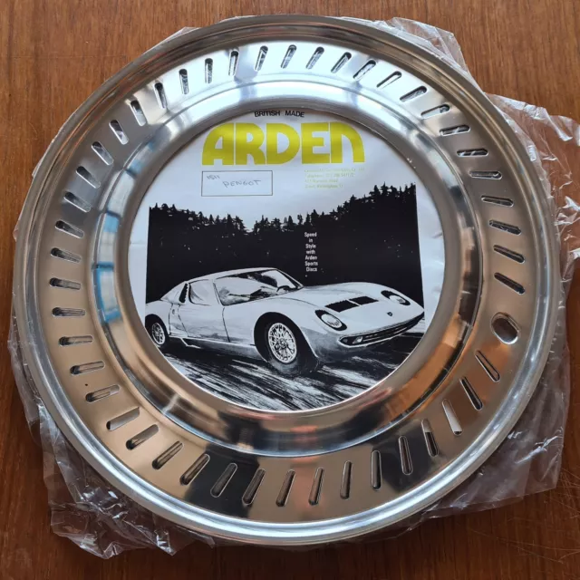 Peugeot 403 New Old Stock 15" Wheel Trim x 4.