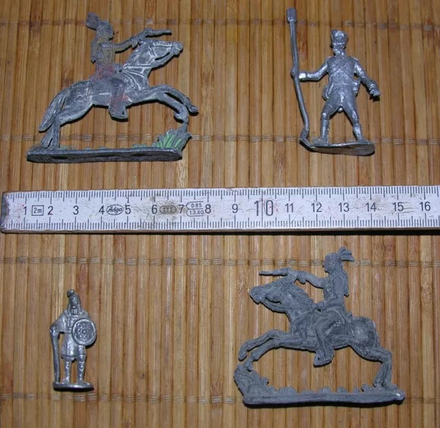 Zinnfiguren Bleifiguren ? Indianer Pferd, Soldat, Ritter, Bastlerware, Sammler