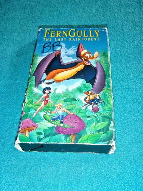 FERNGULLY THE LAST Rainforest Vhs Tape 1992 Animated Movie EUR 0 91 