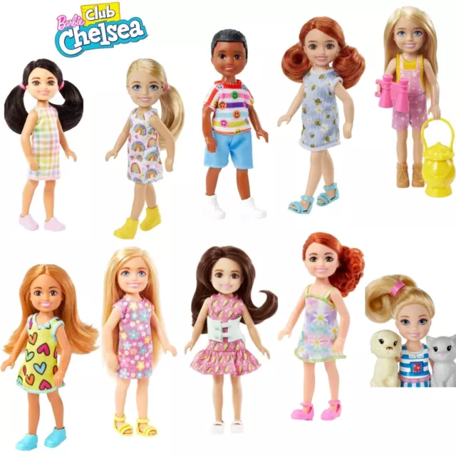 Assortimento Mini Bambole Mattel Barbie Chelsea Club. Dwj33 *Scegli Le Tue Bambole Preferite*