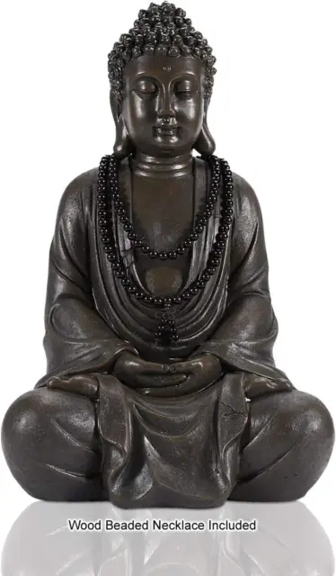 Goodeco Meditating Buddha Statue Outdoor - Large Zen Garden Buddha Sculpture,Ind
