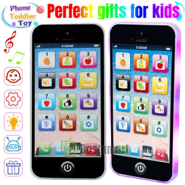 Kids Simulator Music Toy Cell Phone Touch Screen Educational Learning Child Gift
