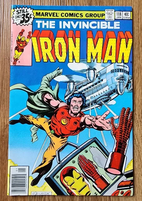 The Invincible Iron Man #118 (1979) 1st App of James "Rhodey" Rhodes
