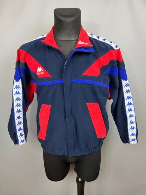 BARCELONA 1992 1995 Jacket Track Top Football Soccer Kappa Mens Size M ...