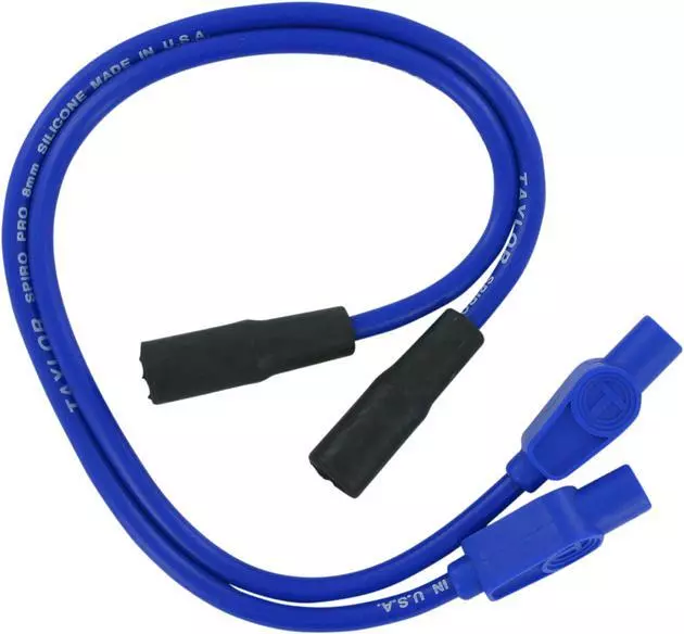 Taylor Ignition Leads Spark Plug Wires Blue for Harley-Davidson Sportster 04-06