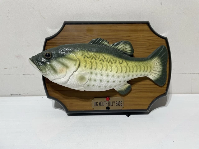 VTG Gemmy Big Mouth Billy Bass Singing Sensation 1999 Animé Testé