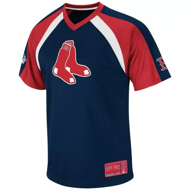 MLB Boston Red Sox T-Shirt Jet Stream Trikot Warm Up Mesh Baseball