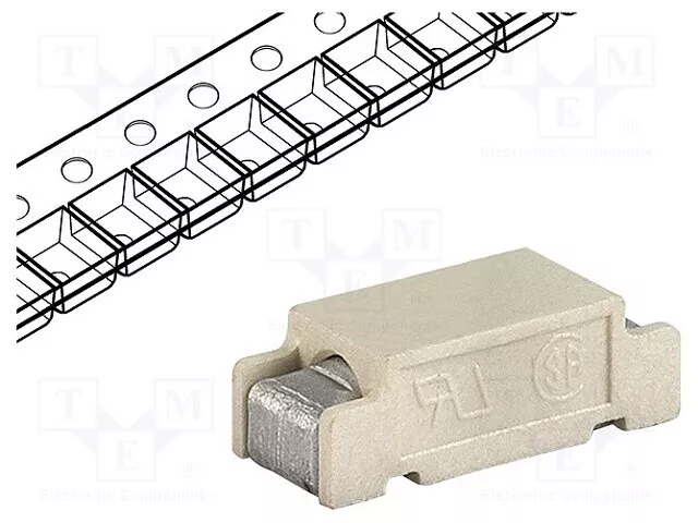 Sécurité : Schmelz Rapidement 250VDC SMD 250mA 250VAC Omf 250 3403.0010.11 Om
