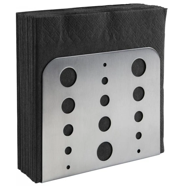 Serviettenhalter, Edelstahl matt poliert, mit Lochmuster APS 11780 (400413311780