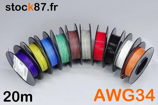 Fil 30 AWG Blanc - Ardennes Modélisme - Foto 7