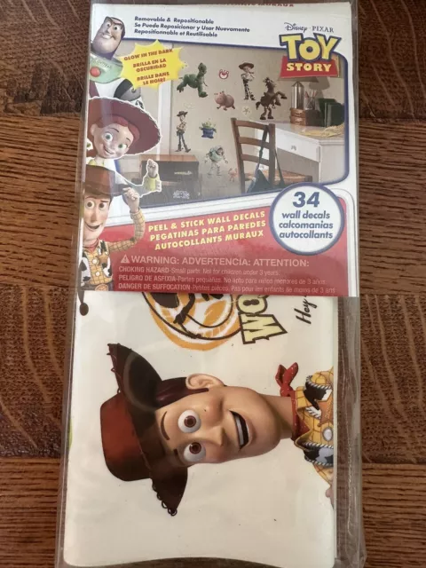Toy Story Peel & Stick Wall Decals, 34 Count Room Mates RMK1428SCS